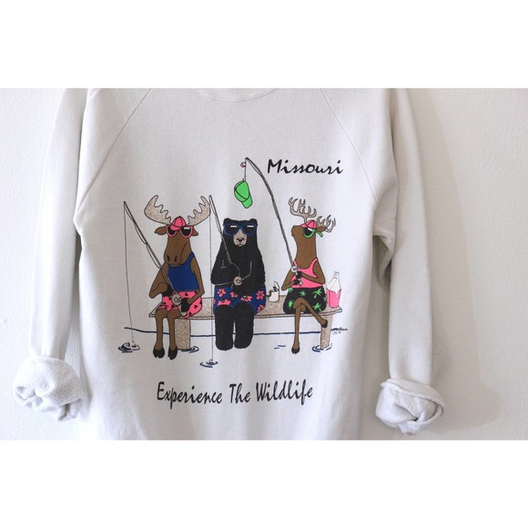 Vintage Missouri Experience Wildlife Sweatshirt - Picture 2 of 5